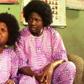 Okunnu and Sanyeri in a scene from a movie