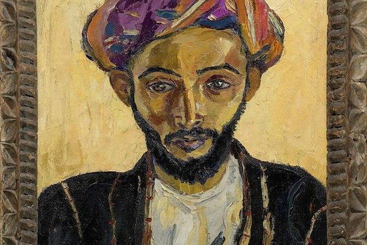  Irma Stern's ‘Arab in Black’ painting found covered in bills and letters in a London flat