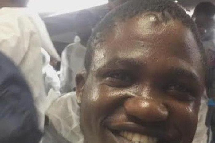 This man was saved at sea