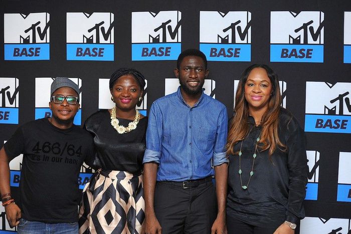 (From L-R) Lanre Onipede (MTV Base Talent Manager), Tosin Ajibade (founder of OloriSupergal), Osagie Alonge (Pulse NG Editor-in-Chief) and Akinyemi Solanke (MTV Base Marketing and Digital Specialist)