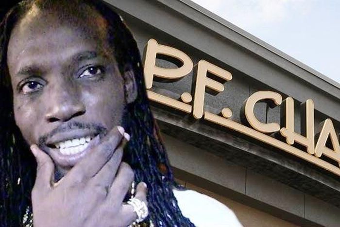 Mavado promotes P.F Chang Restaurant