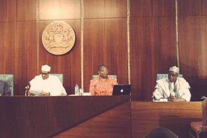 #BringBackOurGirls group meets with President Muhammadu Buhari on July 8, 2015.