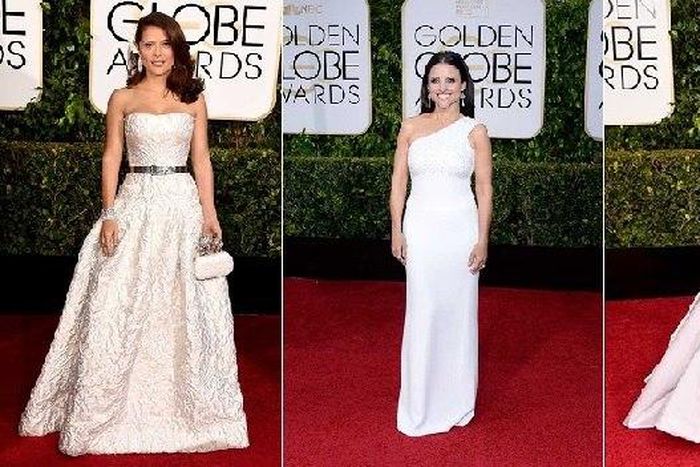Wedding dress inspiration at the 2015 Golden Globes Awards