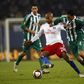 Rapid Vienna's Milan Jovanovic (R) competes for the ball with Hamburg SV's Mickael Tavares   in a 2009 file photo.    REUTERS/Christian Charisius