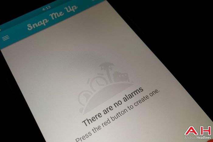 Snap Me Up Alarm app