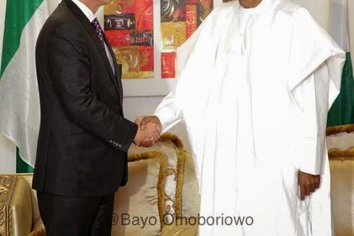 President-elect, Muhammadu Buhari meets with former British Prime Minister, Tony Blair