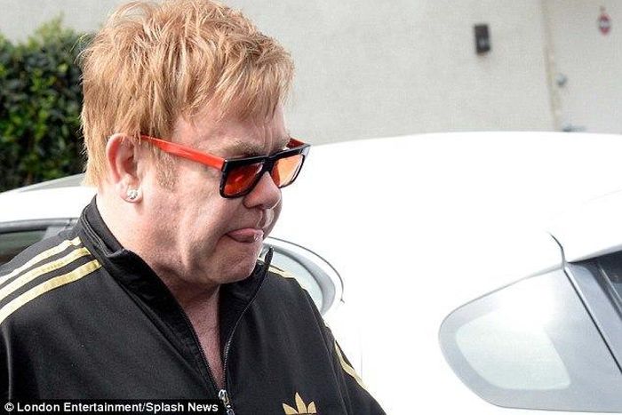 Did Sir. Elton John betray his fans after seen with a Dolce & Gabbana shopping bag in Los Angeles on March 17