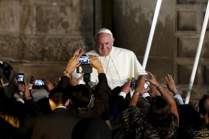 Pope's 'homecoming' tour moves from Ecuador to Bolivia