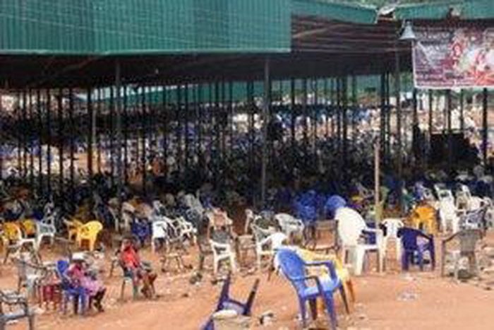 The masked robbers,on storming the church premises, rained bullets on the roof and ordered members to lie down. They then proceeded  to rape some of the women and ladies