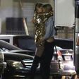 Cyrus and Maxwell enjoy a passionate kiss in the parking lot