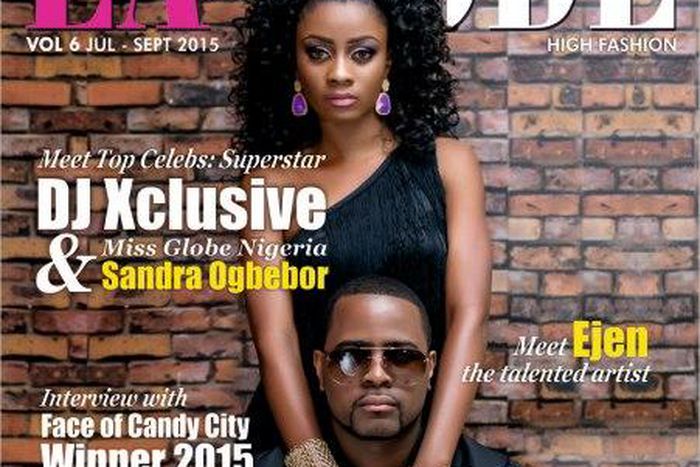 DJ Exclusive, Miss Globe Nigeria cover La Mode Magazine