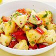 Pineapple and chilli mint salad