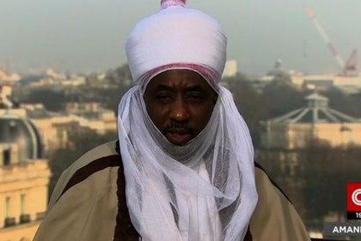 Emir of Kano, Sanusi Lamido Sanusi during an interview on CNN