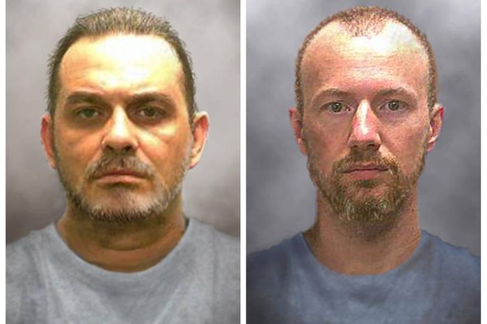 David Sweat, left, and Richard Matt (New York State Police).