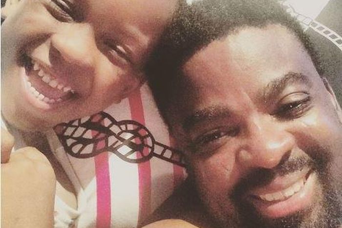 Kunle Afolayan and his son Darimisire