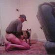 Man raping a dog