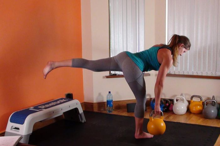 HIIT Kettlebell workout routine