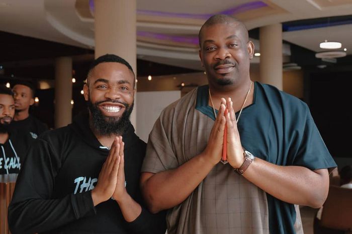 Woli Arole and Don Jazzy