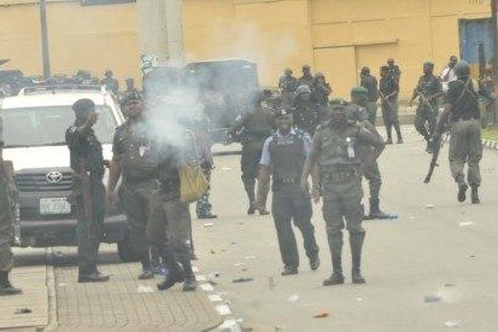 Mass protests in Rivers over manipulation of March 28 presidential, NASS elections in the state i