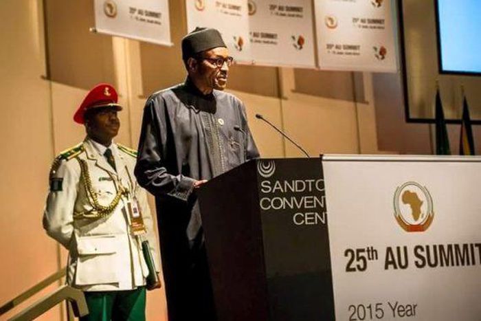 President Muhammadu Buhari attends AU Summit