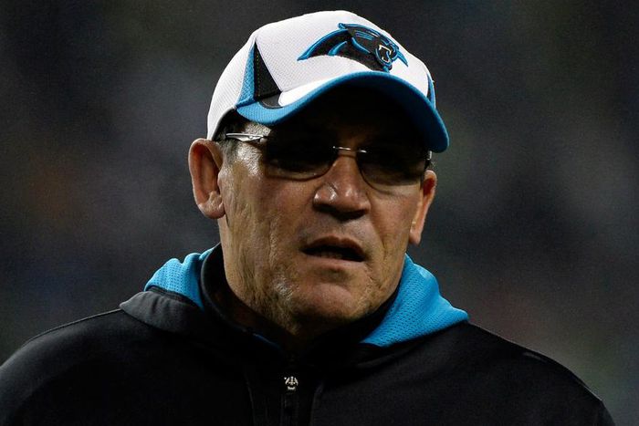 Carolina Panthers coach Ron Rivera returns to training