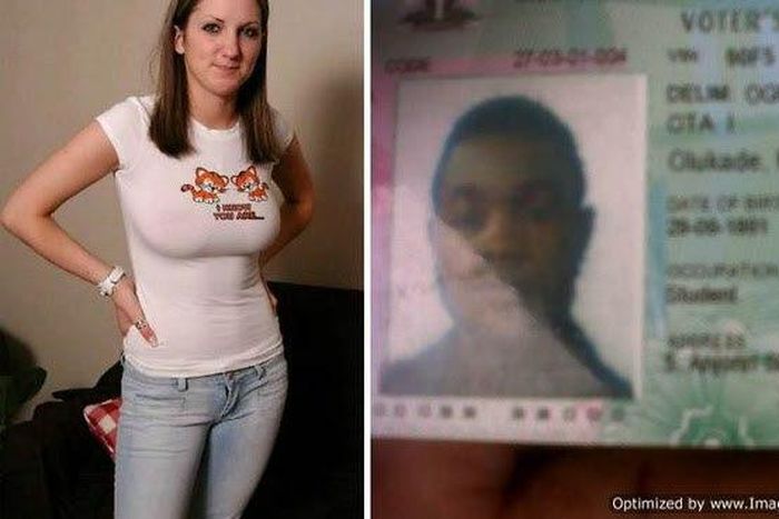 The scammer and 'Angelina'