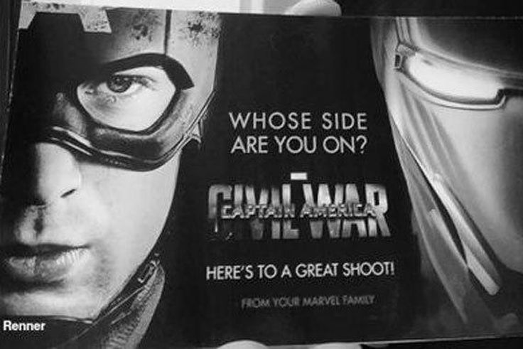 Captain America : Civil War.
