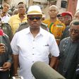 Vice President Yemi Osinbajo and Governor Willie Obiano of Anambra State at the accident scene on Wednesday, June 3.
