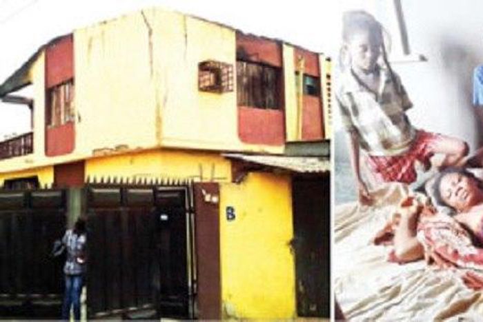 The burnt flat and the survivors.