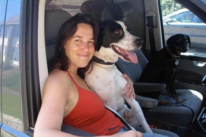 Dominique Lesbriel and her new 'husband' to be