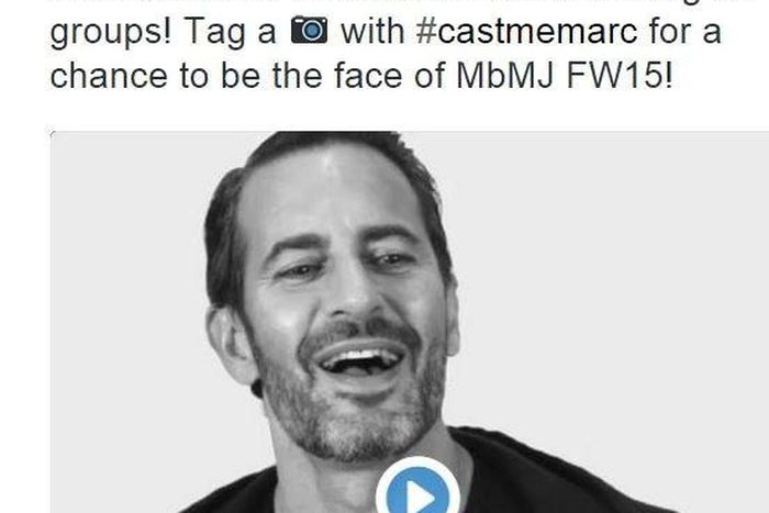 Marc Jacobs' #castmemarc is back