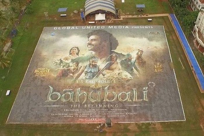 'Bahubali'  breaks Guinness World Record as 'largest poster  of all time'