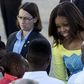 Michelle Obama in London to promote global education drive for girls