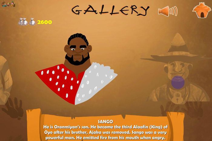 Screenshot from the app.