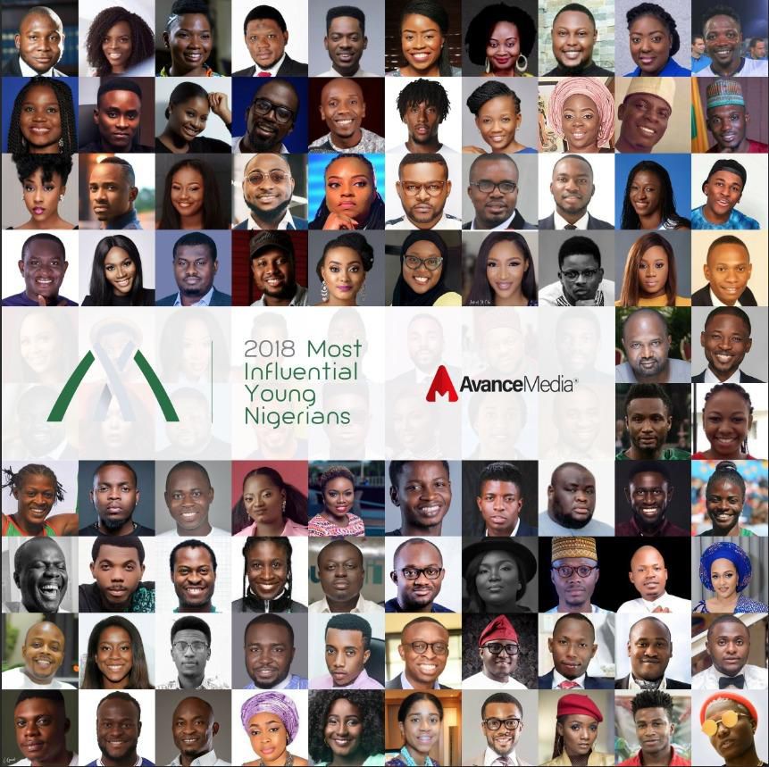 2018 100 most influential young Nigerians finalists announced