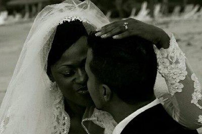 Uche Jumbo and hubby