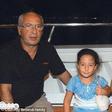 Giuseppe and Aurora Bellandi with their daughter in the middle.