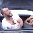 Blossom Chukwujekwu and Ikechukwu on set of 'Gbomo Gbomo Express'