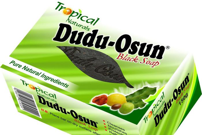 Dudu Osun black soap is intensely cleansing and moisturizes
