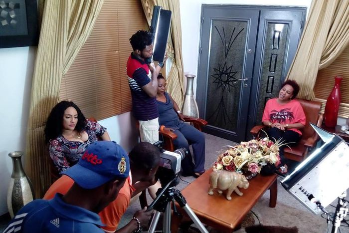 On set of "One Good Man"