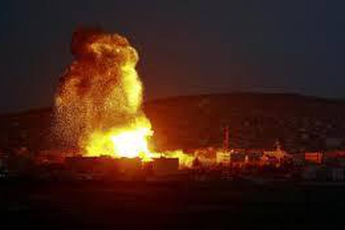 Militant group hit with 18 air strikes by U.S.-led coalition