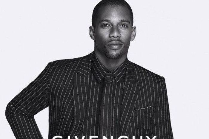 Victor Cruz for Givenchy Fall 2015 campaign