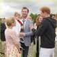 Chris Hemsworth, daughter, wife greet Prince Harry in London