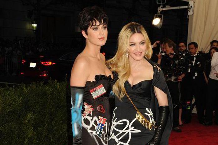 Rihanna and Madonna in Moschino at the MET Gala 2015