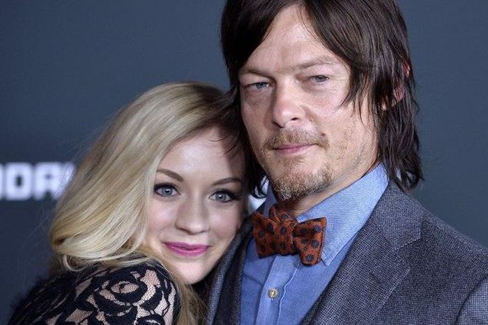 Norman Reedus and Emily Kinney
