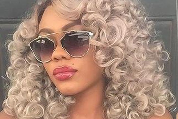 Daniella Okeke wears glam blonde look