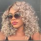 Daniella Okeke wears glam blonde look