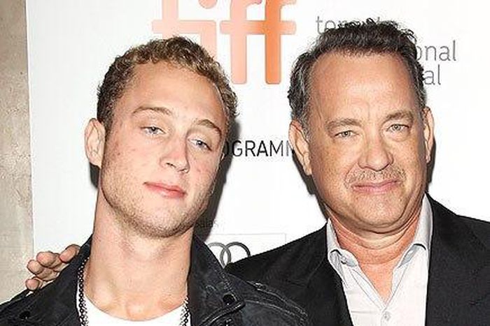 Tom Hanks and son, Chet Haze