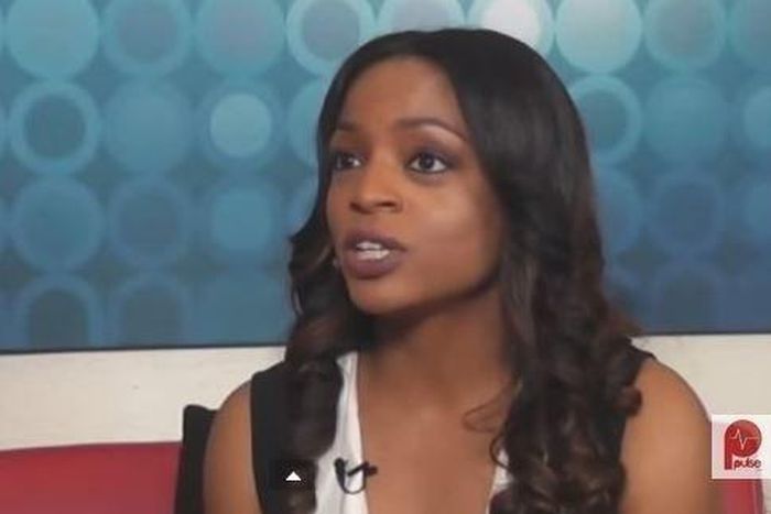 Deborah Omeruah during her chat with Misi Molu at the Pulse TV studio.