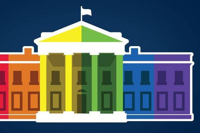 This is the image the White House put up on its Facebook page in celebration of the US Supreme Court's ruling.